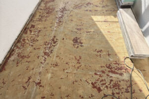 Boden-verlegen-Duisburg-Neudorf-4 Boden rausgerissen